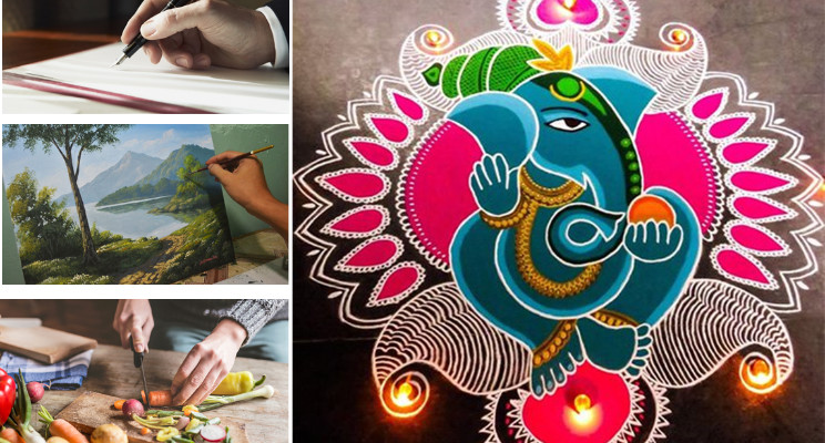 Rangoli, handwriting and your mind